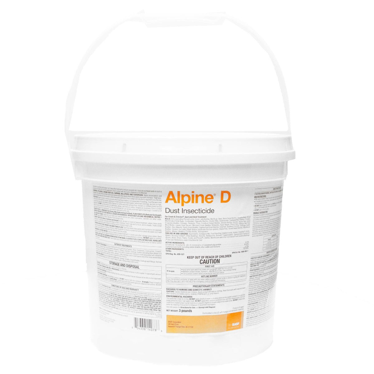 Alpine D Dust Insecticide pail (3 lbs)