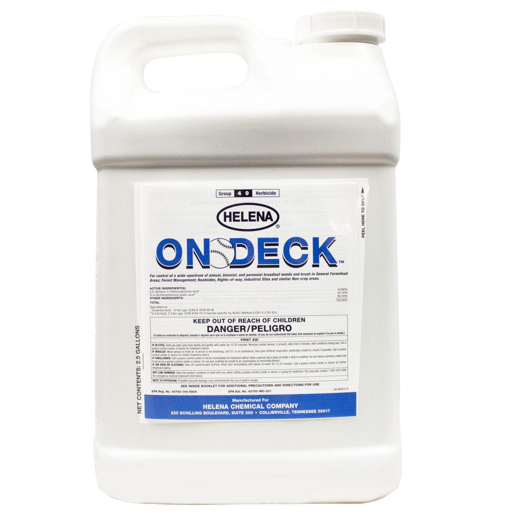 On Deck Herbicide jug (2.5 gal)