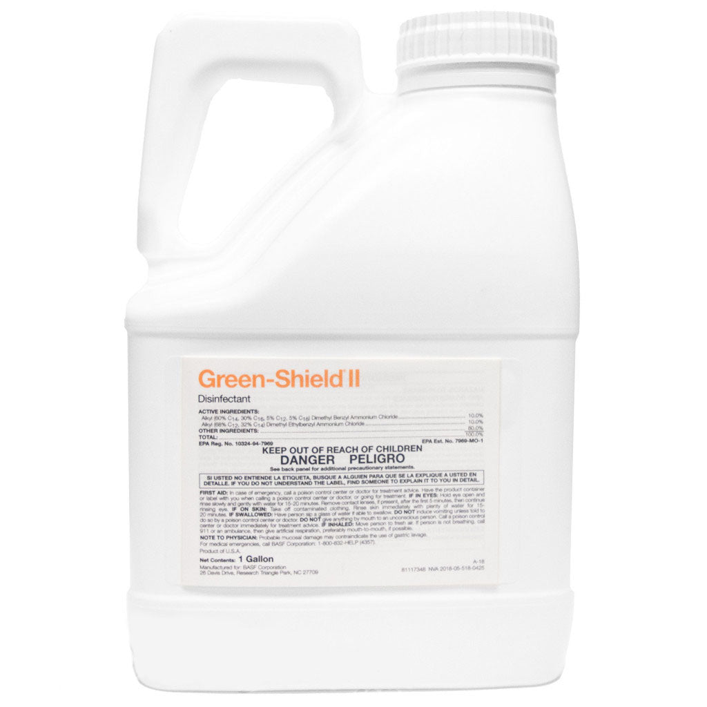 Green-Shield II Disinfectant and Algaecide gallon (128 oz)