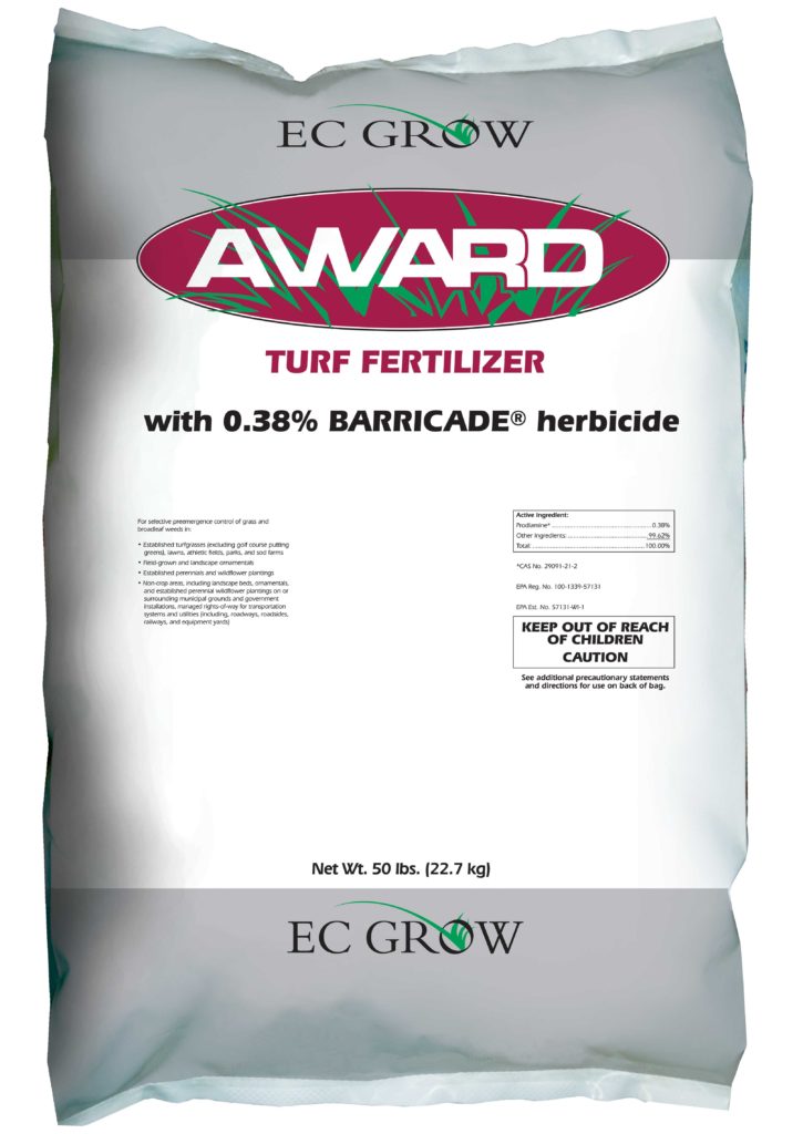 22-0-5 Fertilizer with 0.38% Barricade full pallet (40 x 50 lb bags) - simple