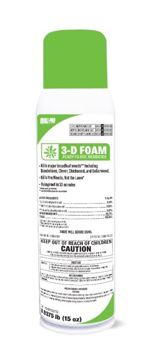 3-D Foam Aerosol Herbicide can (15 oz) - simple