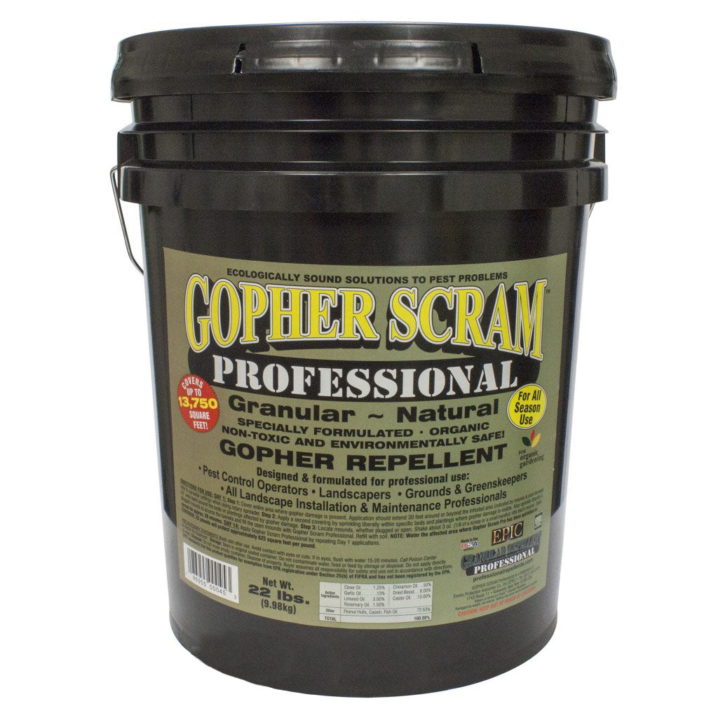 Gopher Scram Professional pail (22 lbs)