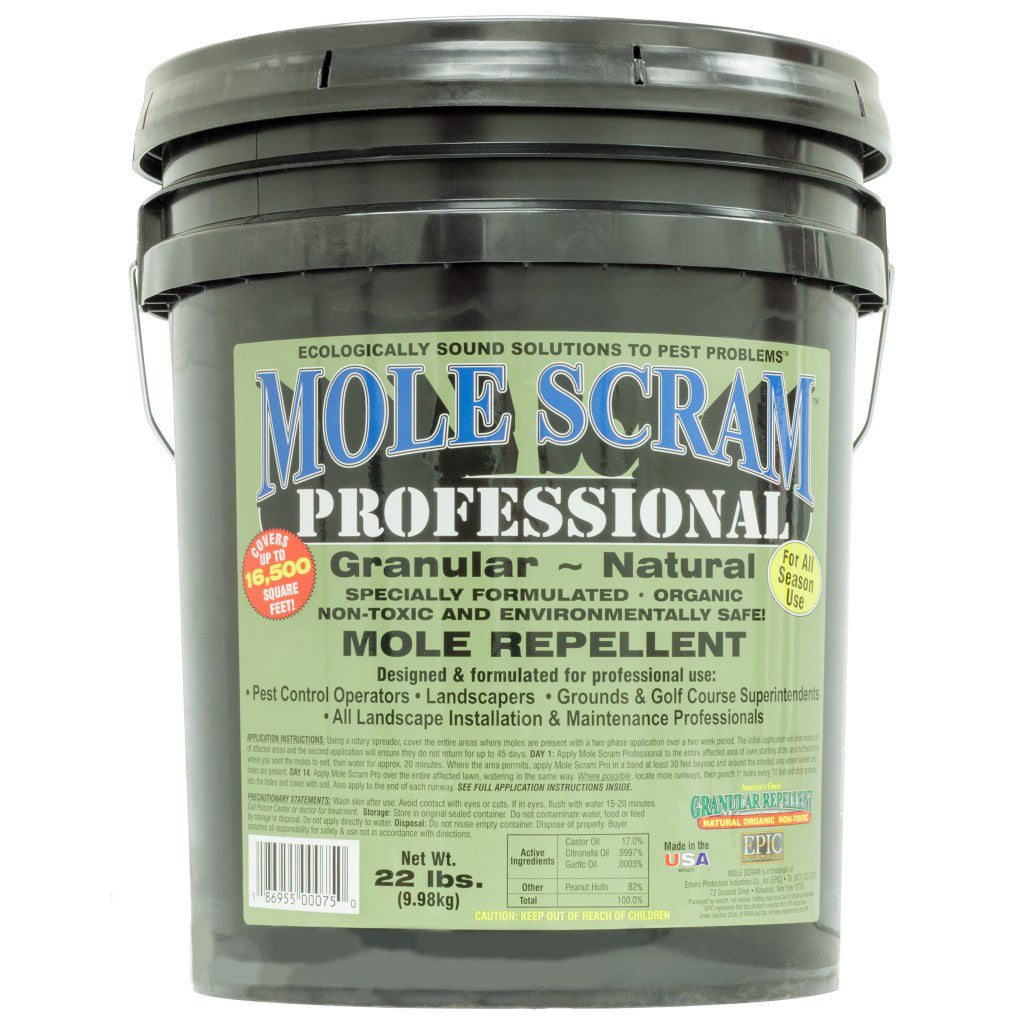 Mole Scram Professional pail (22 lbs)