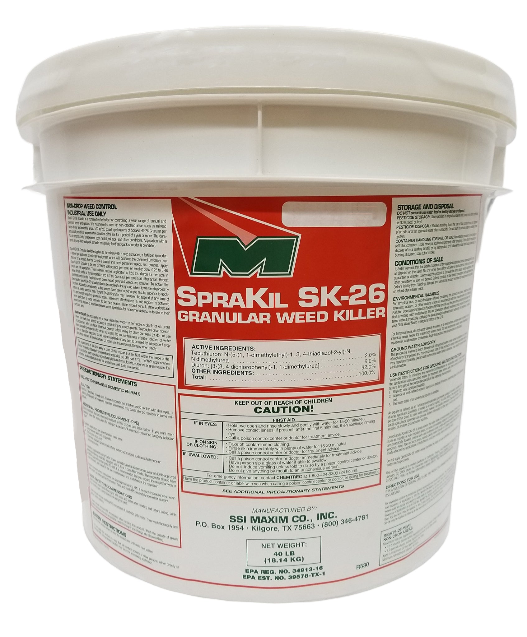 SpraKil SK-26 Granular Residual Herbicide