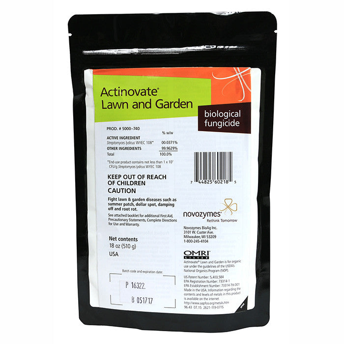 Actinovate Lawn and Garden Biological Fungicide bag (18 oz) - simple