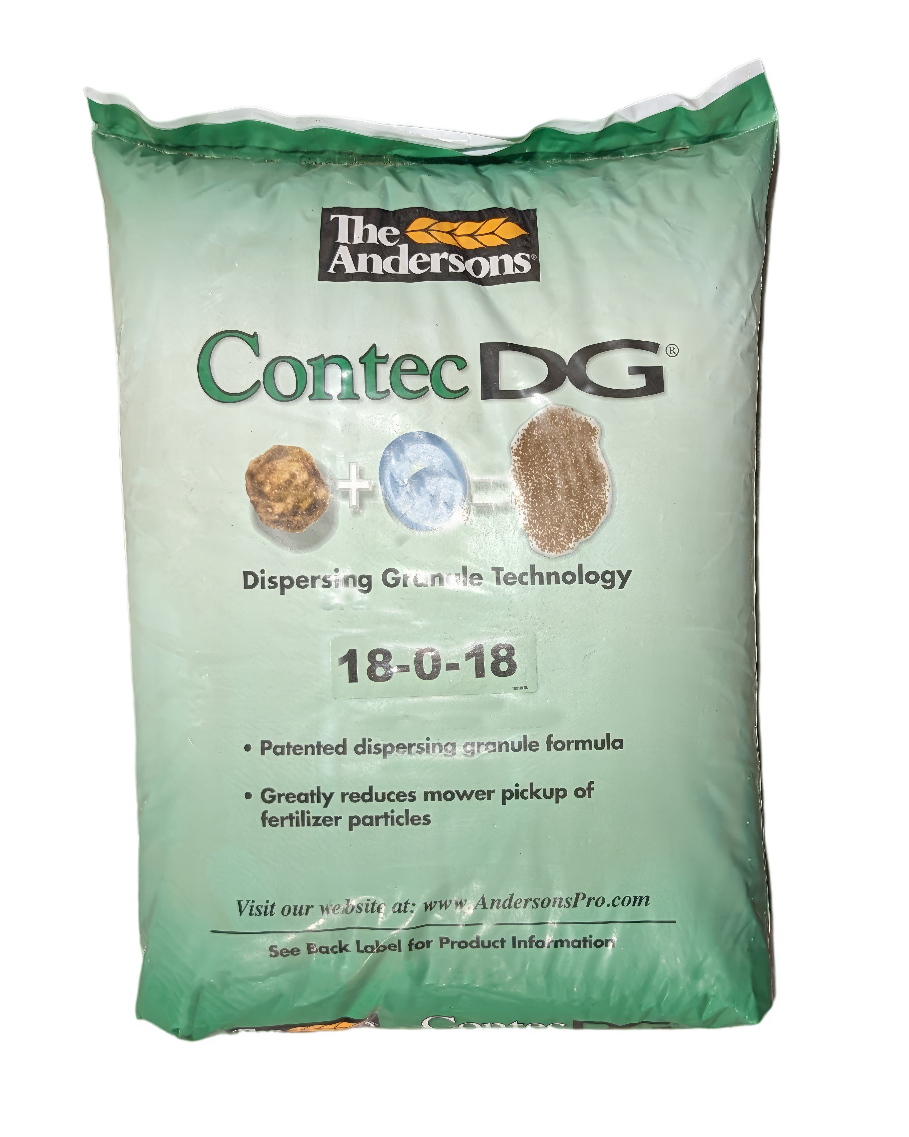 Andersons 18-0-18 Contec DG Fertilizer bag (40 lbs) - simple