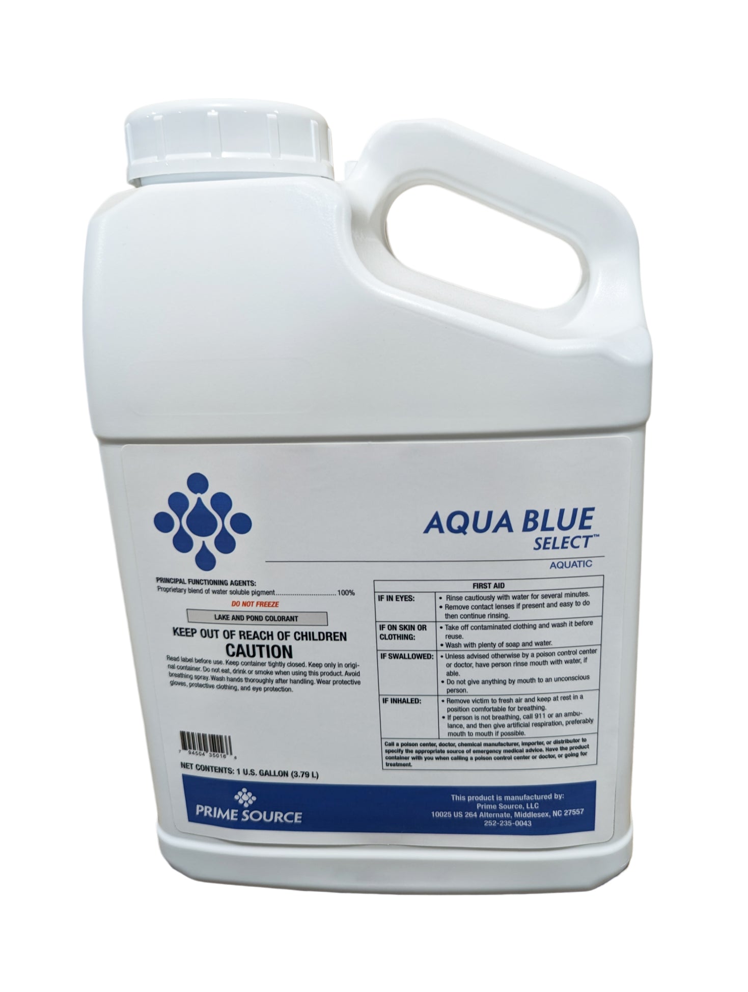 Aqua Blue Select Lake & Pond Dye gallon (128 oz) - simple