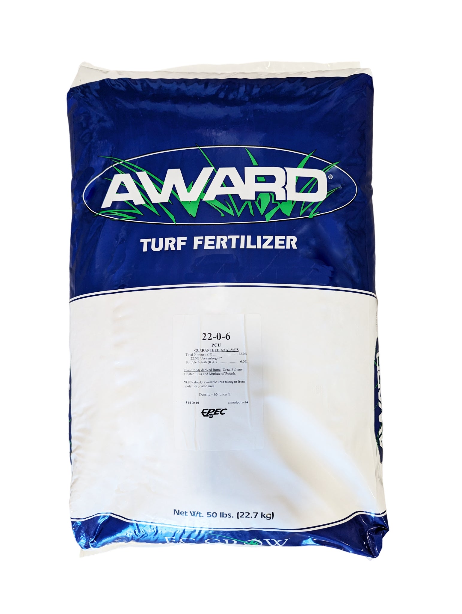 22-0-6 60 Day Turf Fertilizer bag (50 lbs)