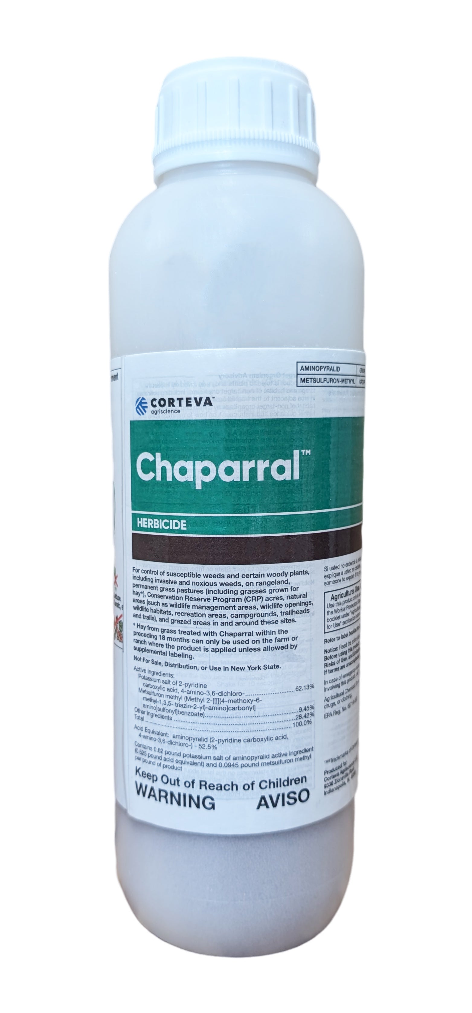 Chaparral Herbicide bottle (1.25 lb) - simple