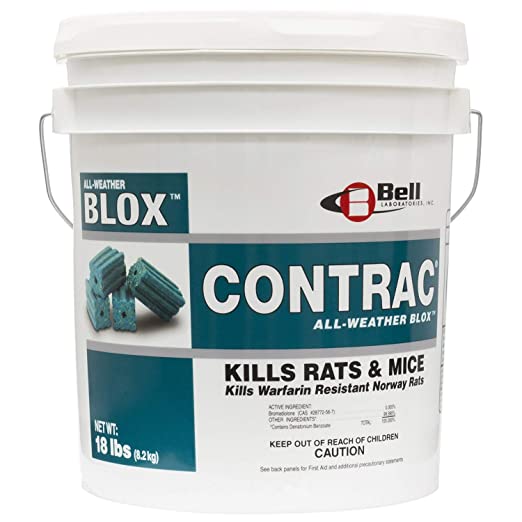 Contrac All-Weather Blox Rodenticide box (4 x 4 lb pails) - simple