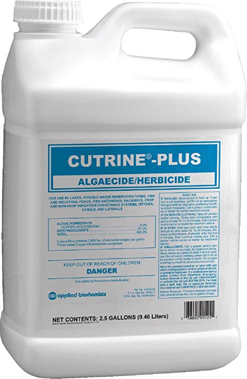 Cutrine Plus Algaecide-2.5 gallons - simple