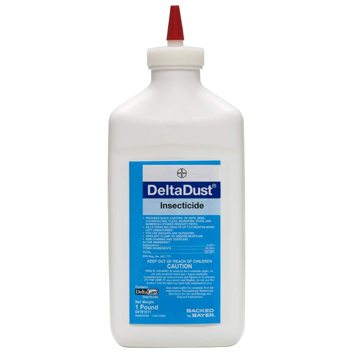 Delta Dust Insecticide bottle (1 lb) - simple