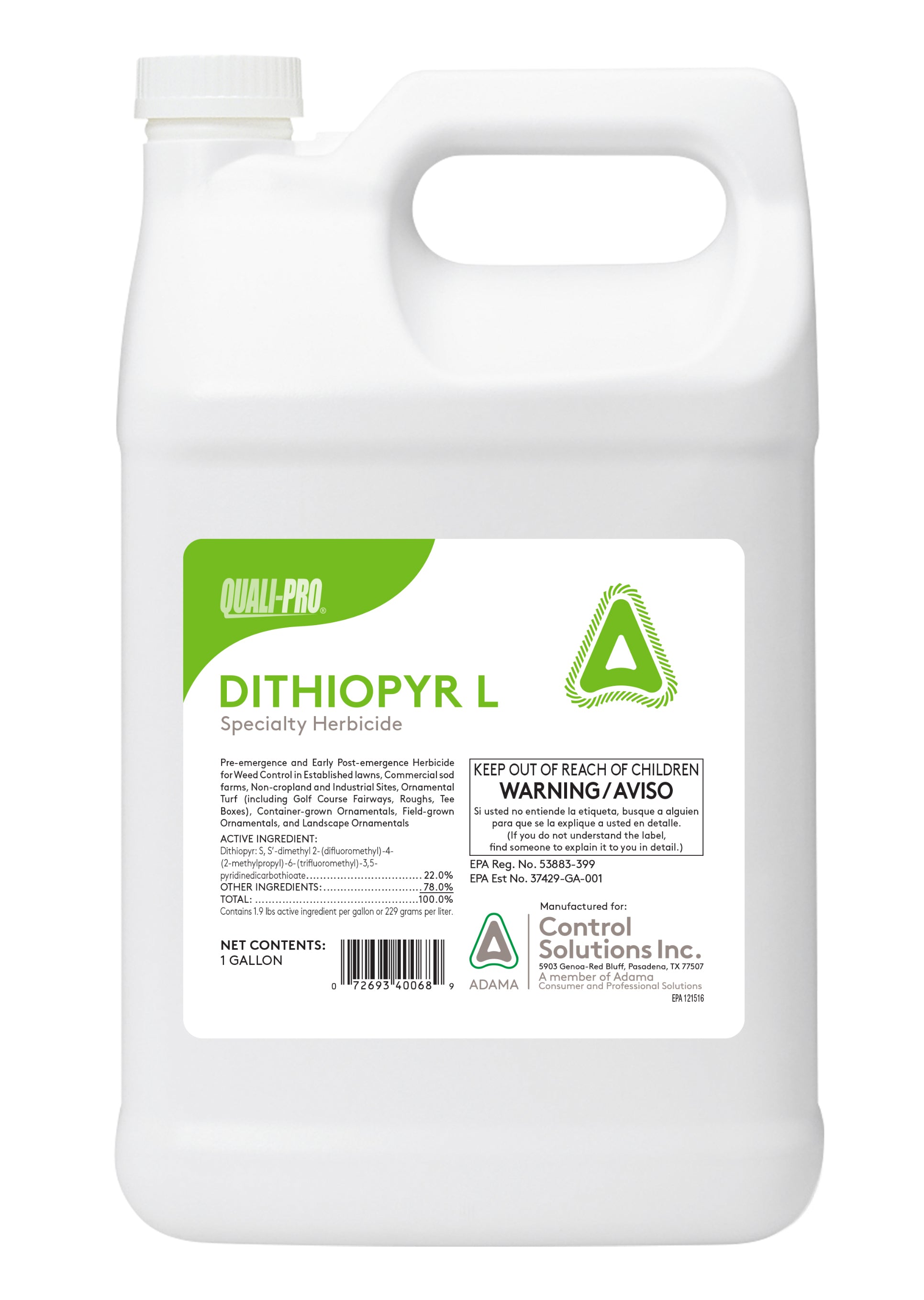 Dithiopyr 2EW Pre-Emergent Herbicide gallon (128 oz) - simple