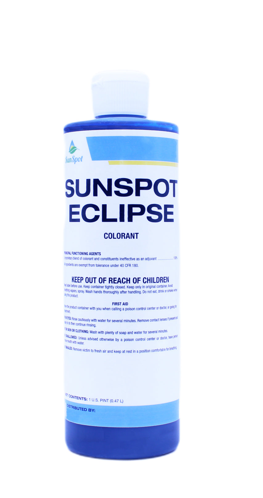 Eclipse Blue Spray Pattern Indicator - simple