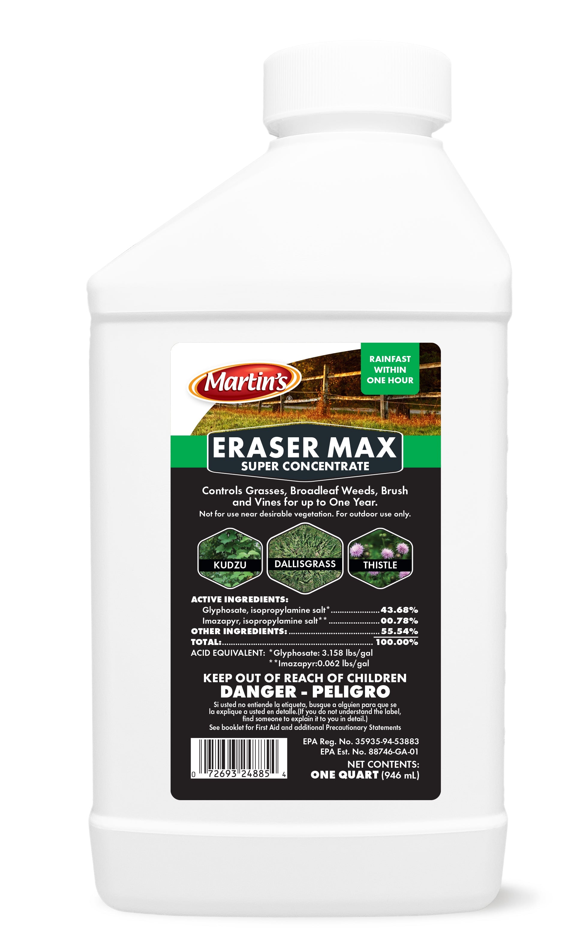 Eraser Max Super Concentrate quart (32 oz) - simple