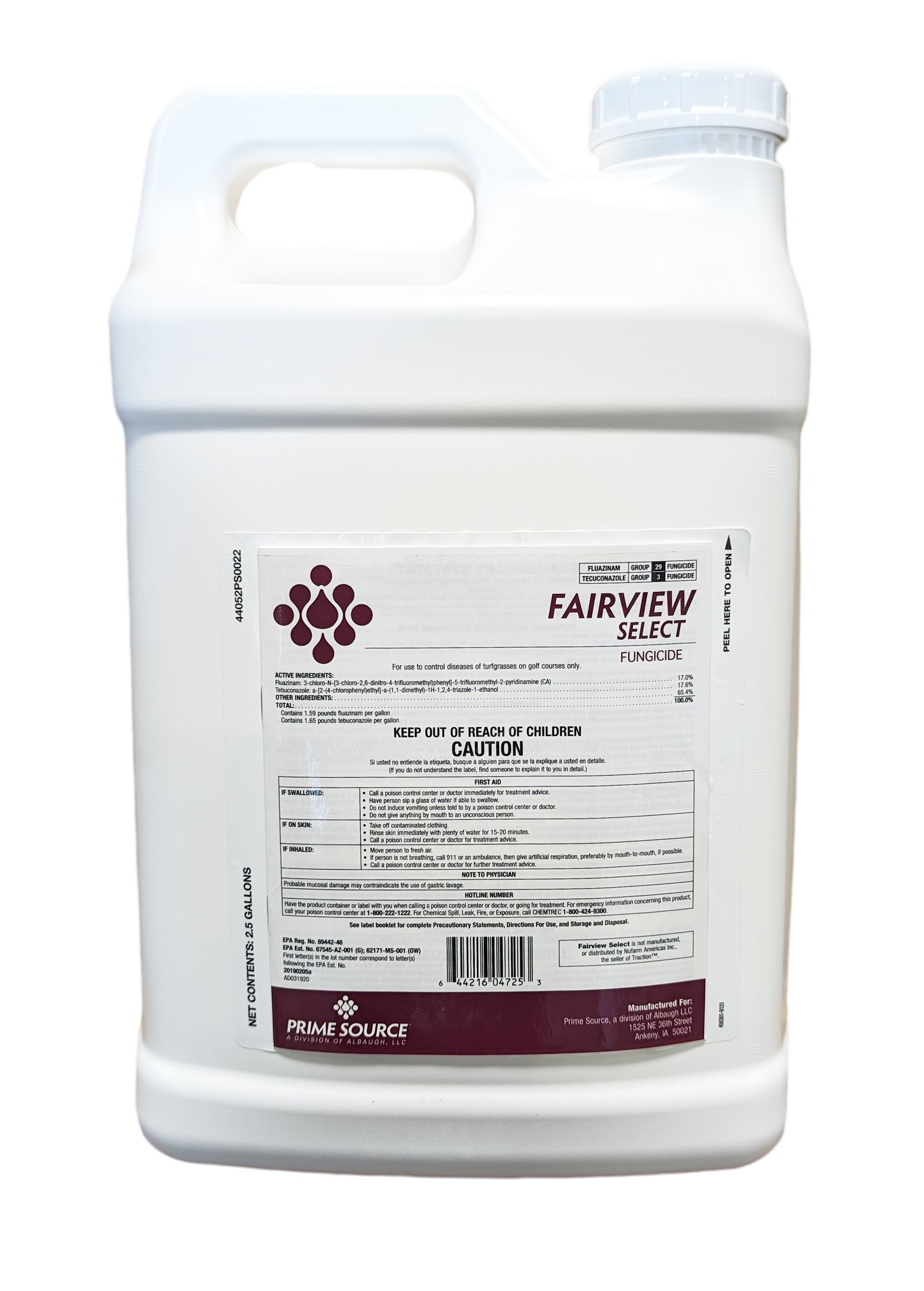 Fairview Select Fungicide jug (2.5 gal)