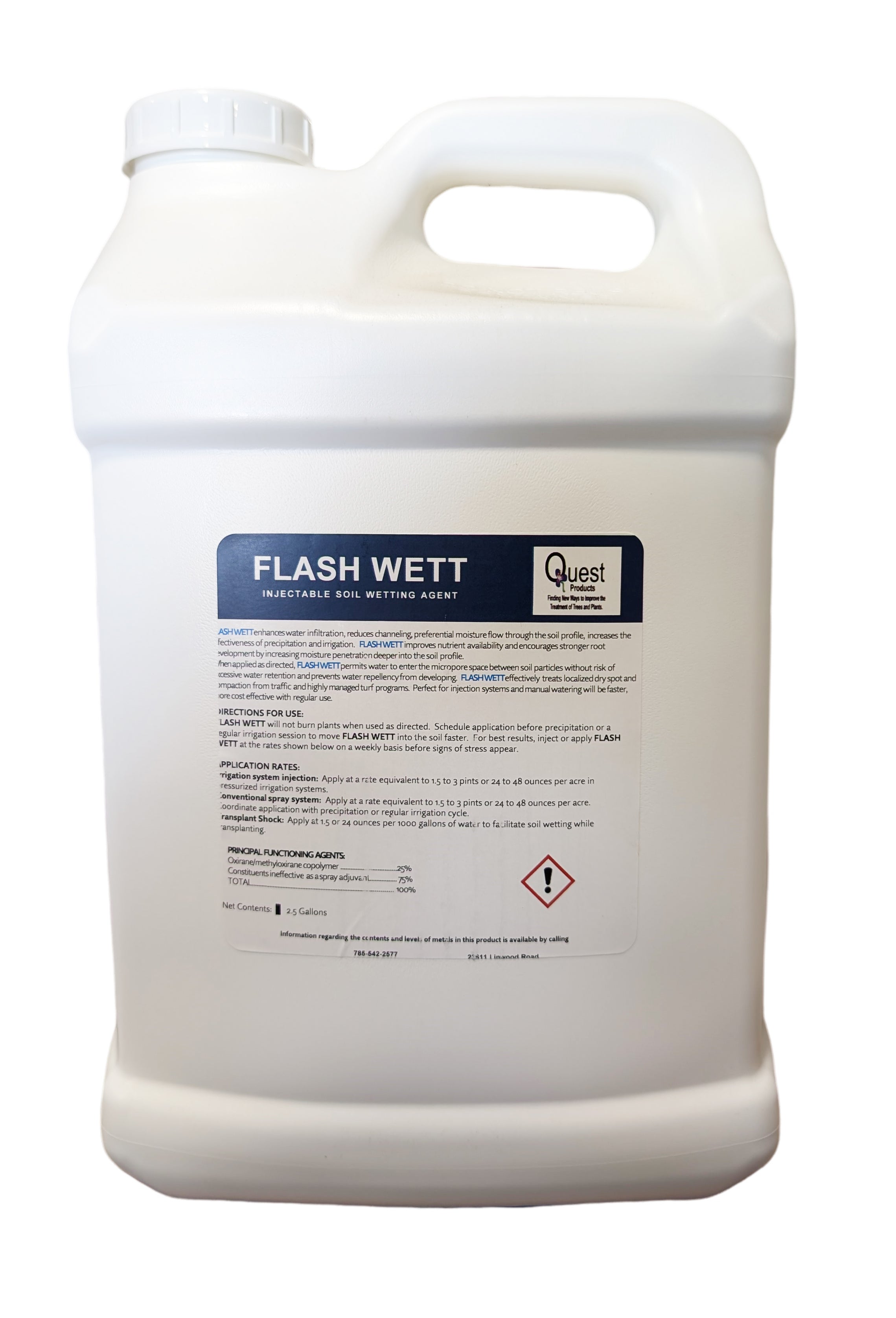 Flash Wett Soil Wetting Agent jug (2.5 gal) - simple