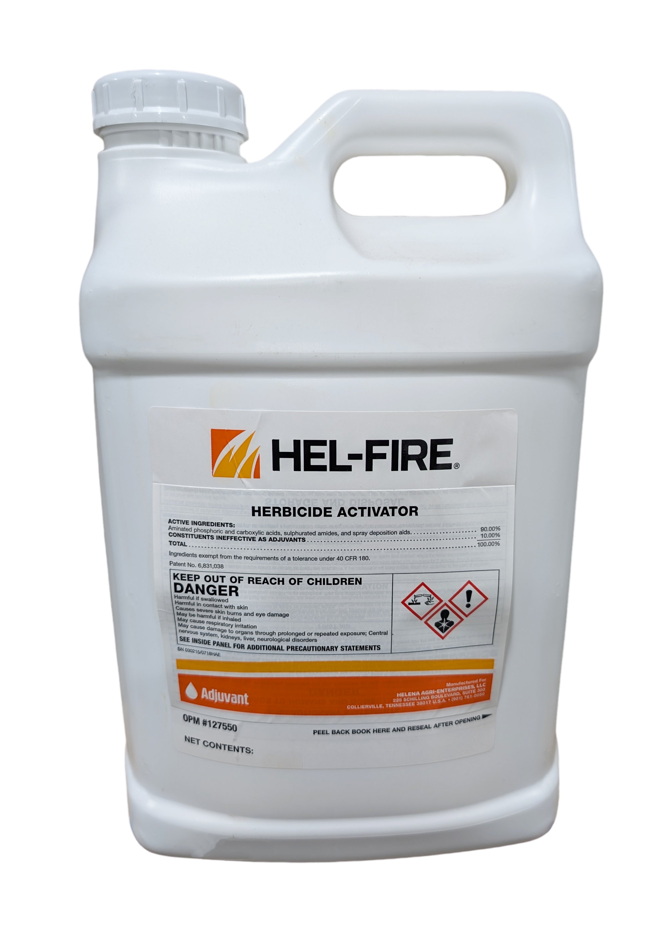 Hel-Fire Herbicide Activator jug (2.5 gallon) - simple