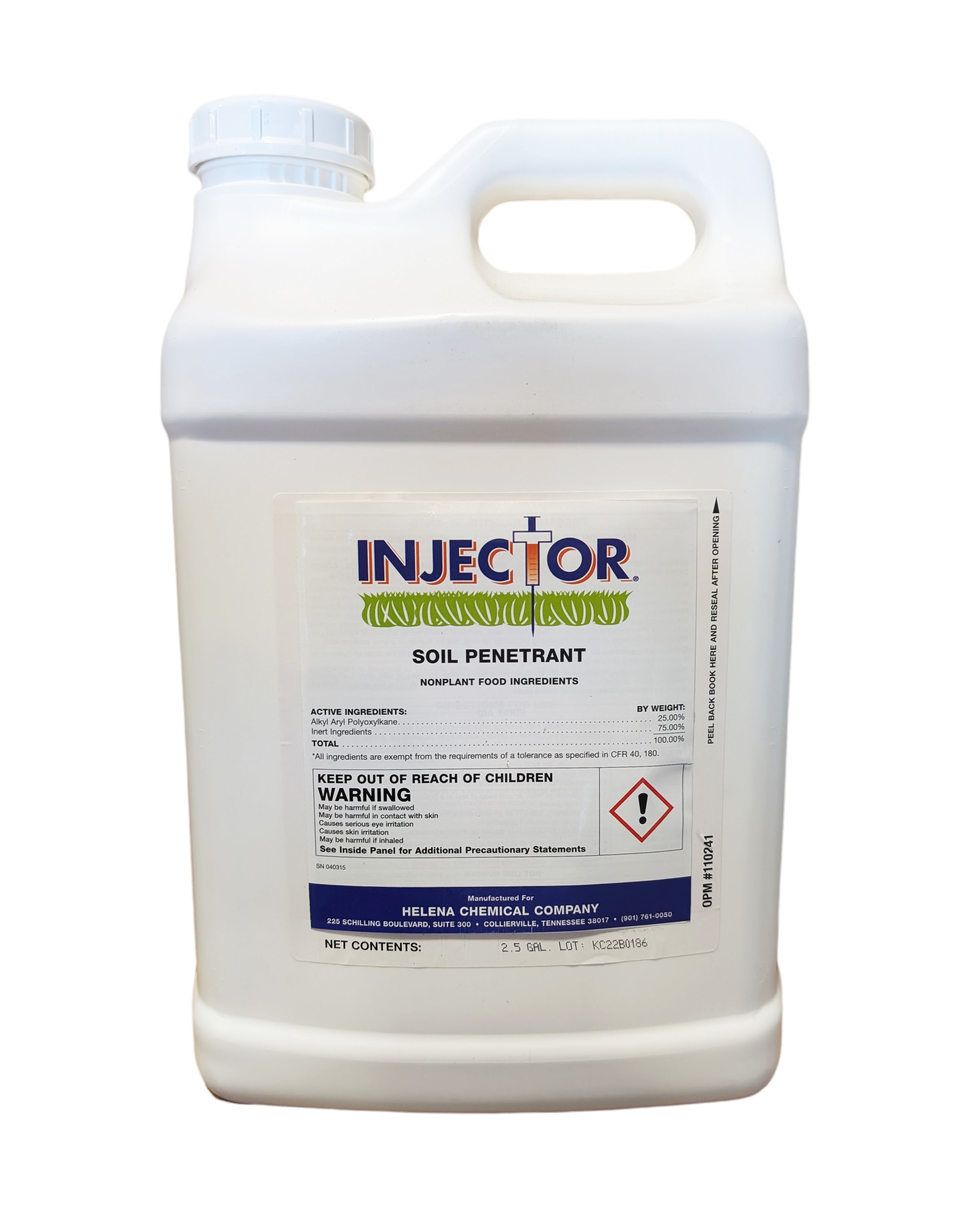 Injector Soil Surfactant jug (2.5 gal) - simple