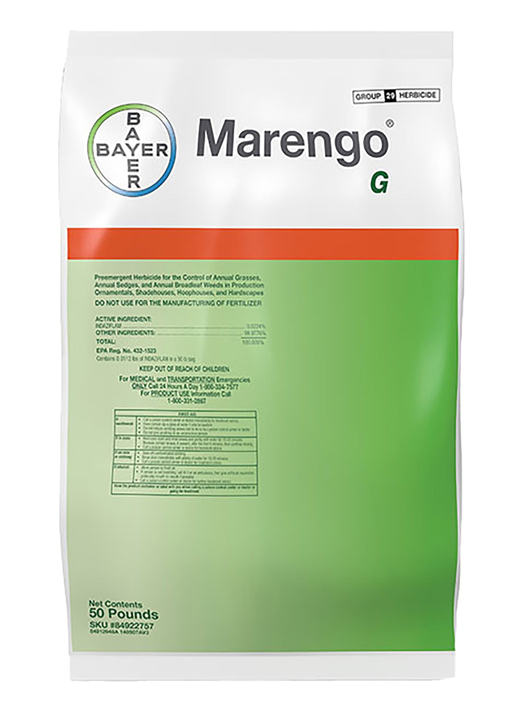 Marengo G Herbicide bag (50 lbs)