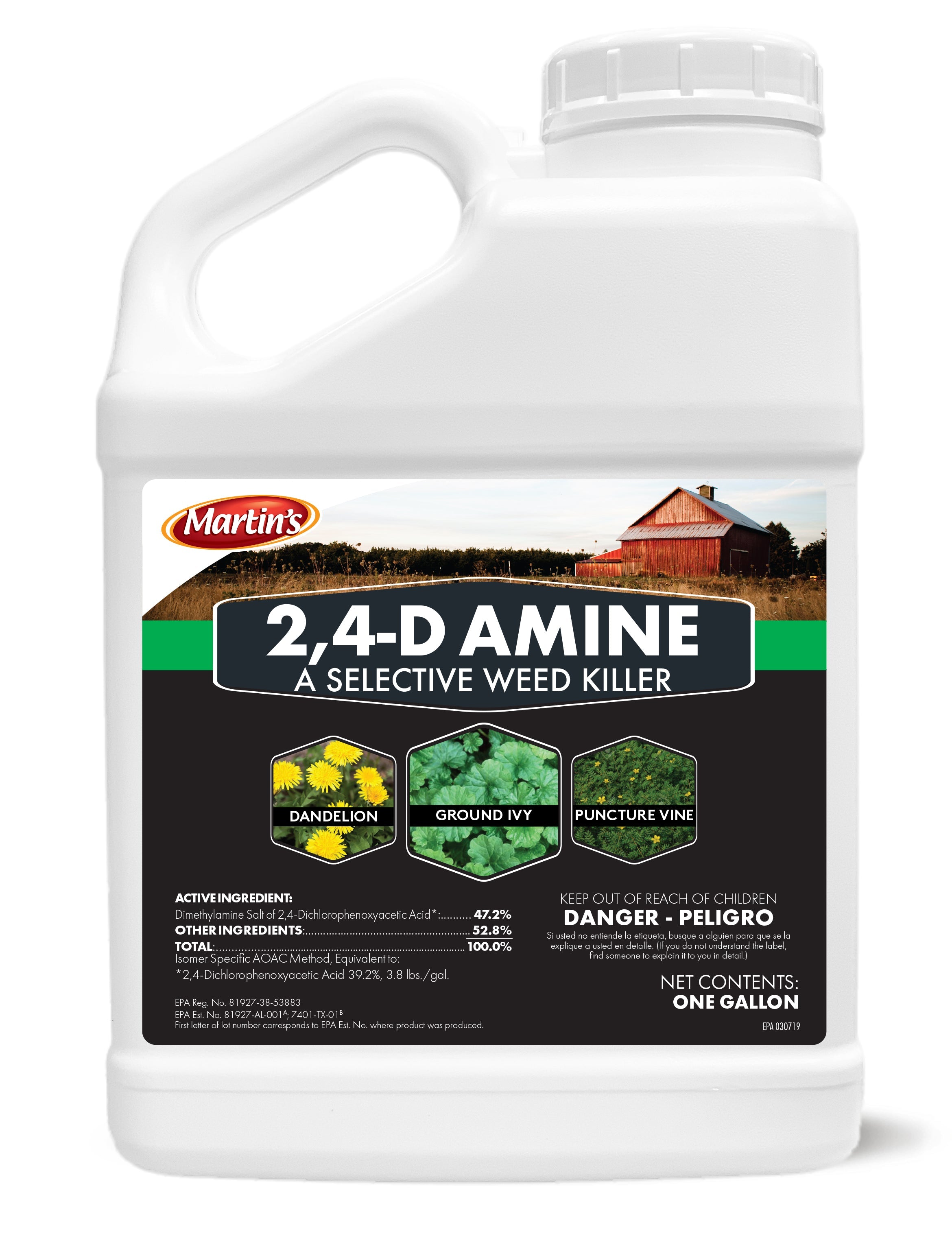 Martins 2 4-D Amine gallon (128 oz) - simple