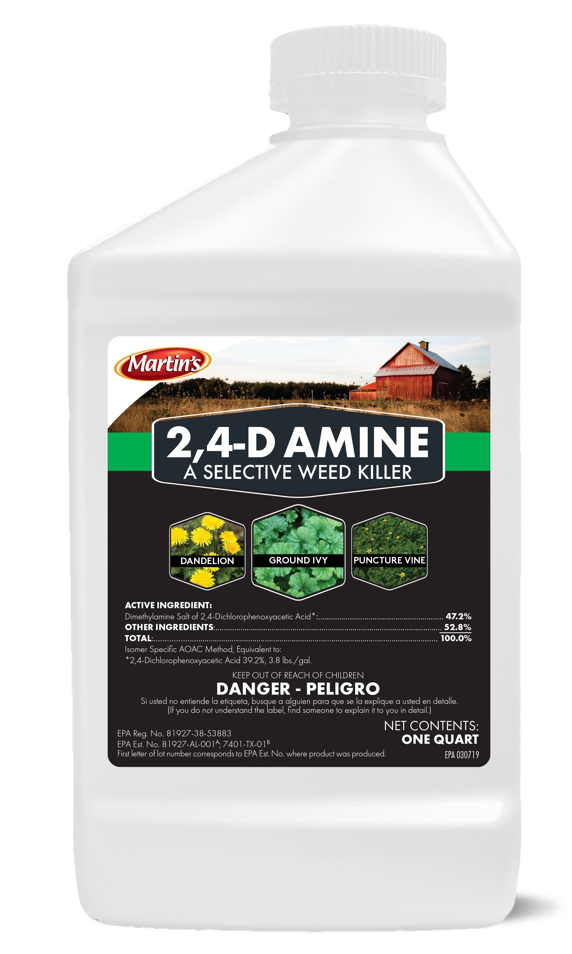 Martins 2 4-D Amine quart (32 oz) - simple