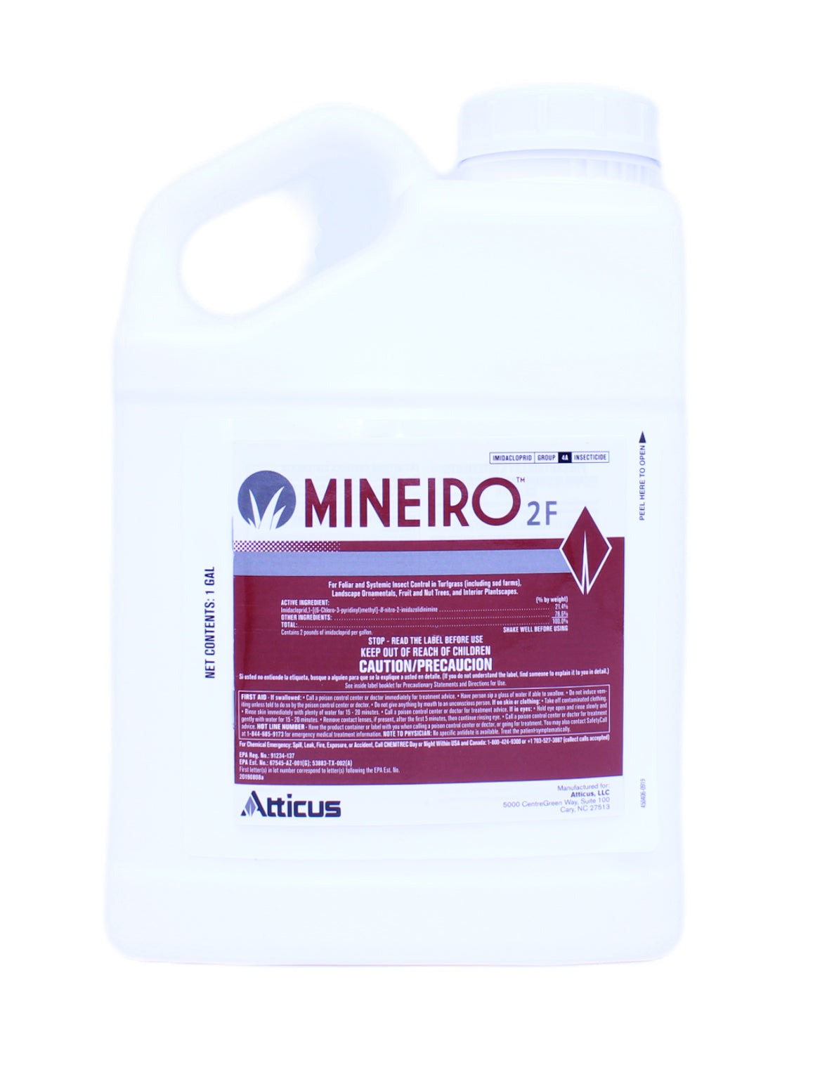 Mineiro 2F Insecticide gallon (128 oz) - simple