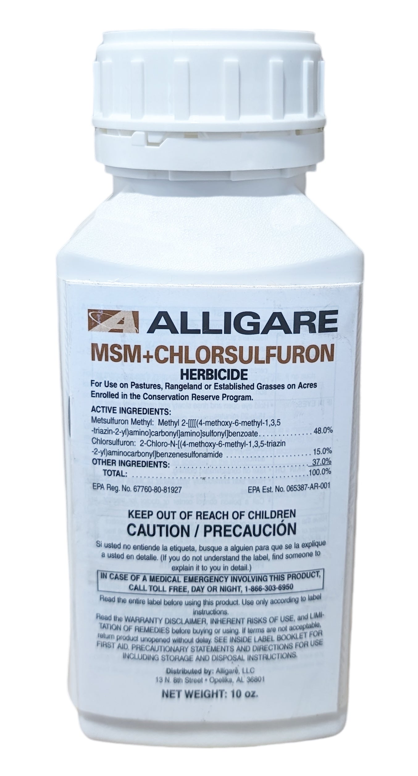 MSM Plus Chlorsulfuron bottle (10 oz)