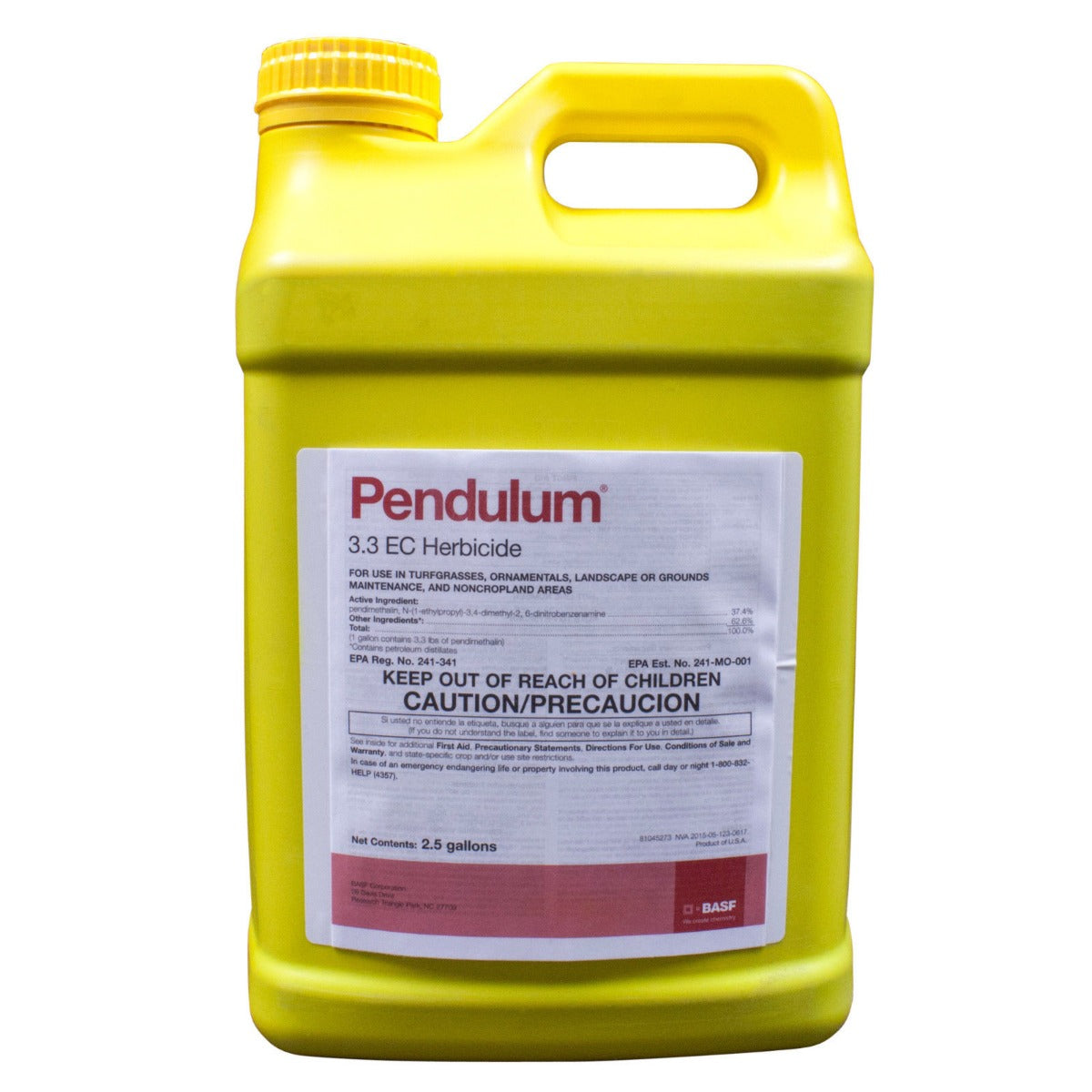 Pendulum 3.3 EC Herbicide jug (2.5 gal) - simple