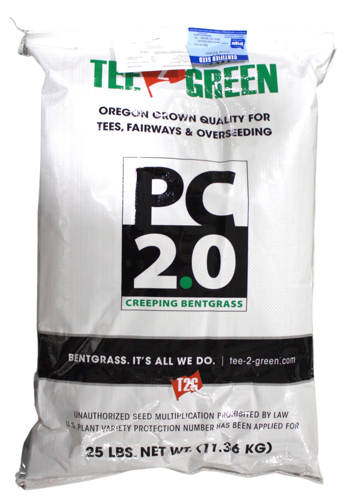 PC 2.0 Creeping Bentgrass Seed bag (25lbs)