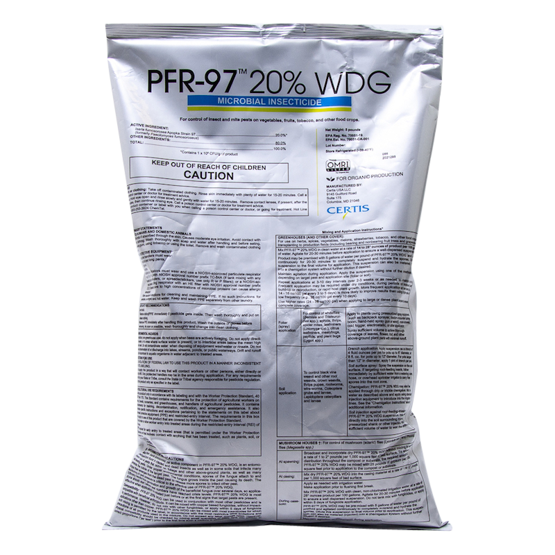 PFR-97 20% WG Microbial Insecticide bag (5 lbs)