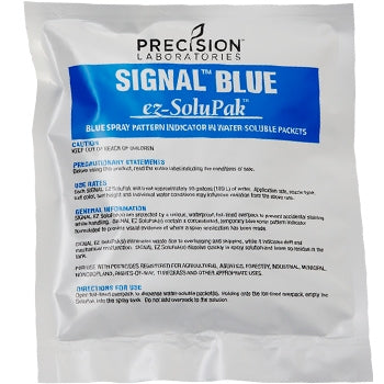 Precision Lab Signal Blue EZ SoluPak Blue Pattern Indicator case (12 x 2oz paks) - simple