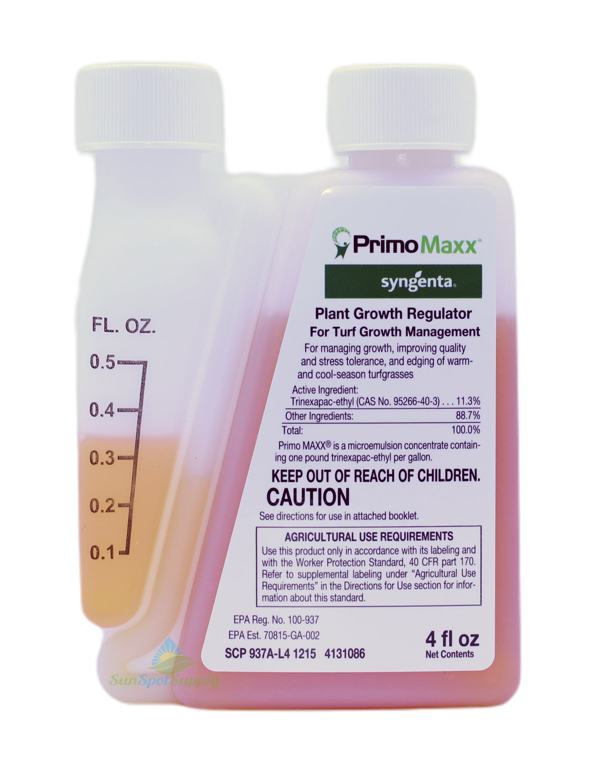 Primo Maxx Turf Growth Regulator 4 oz bottle - simple