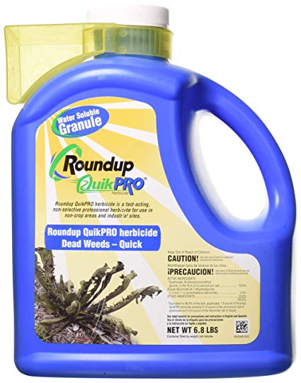 Roundup Quikpro Herbicide Dead Weeds