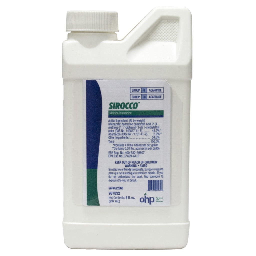 Sirocco Miticide Insecticide bottle (8 oz) - simple