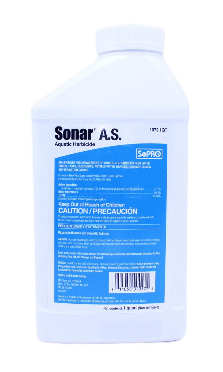 Sonar AS Aquatic Herbicide bottle (32 oz) - simple