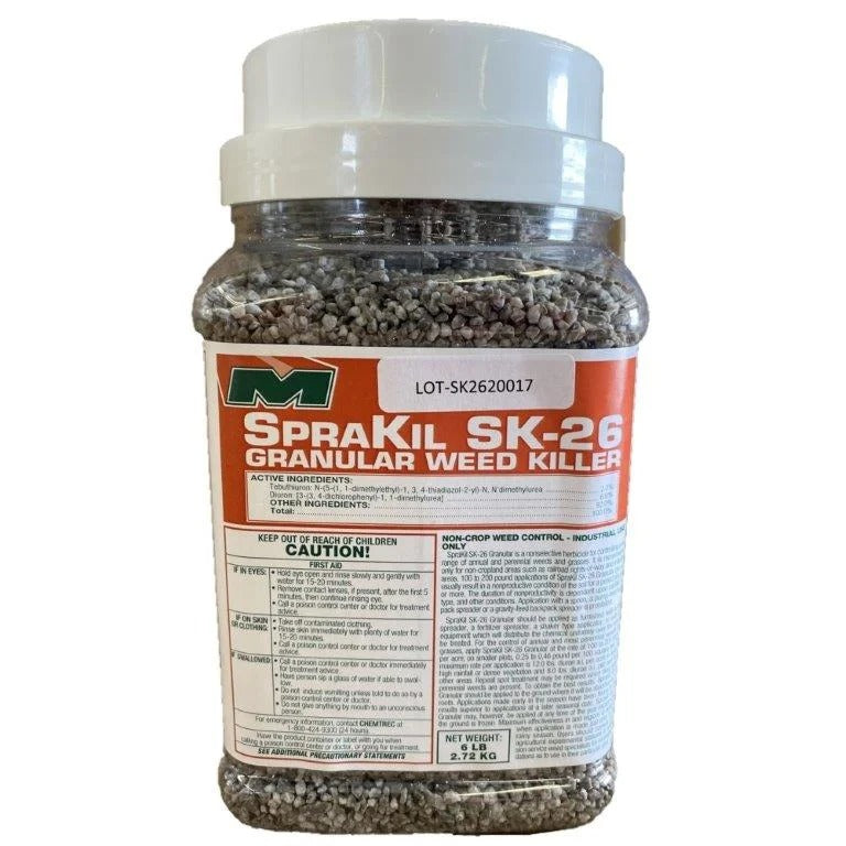 SpraKil SK-26 Granular Residual Herbicide jug (6 lbs) - simple