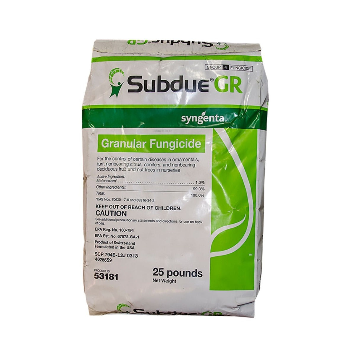 Subdue GR Granular Fungicide-25 lb bag - simple