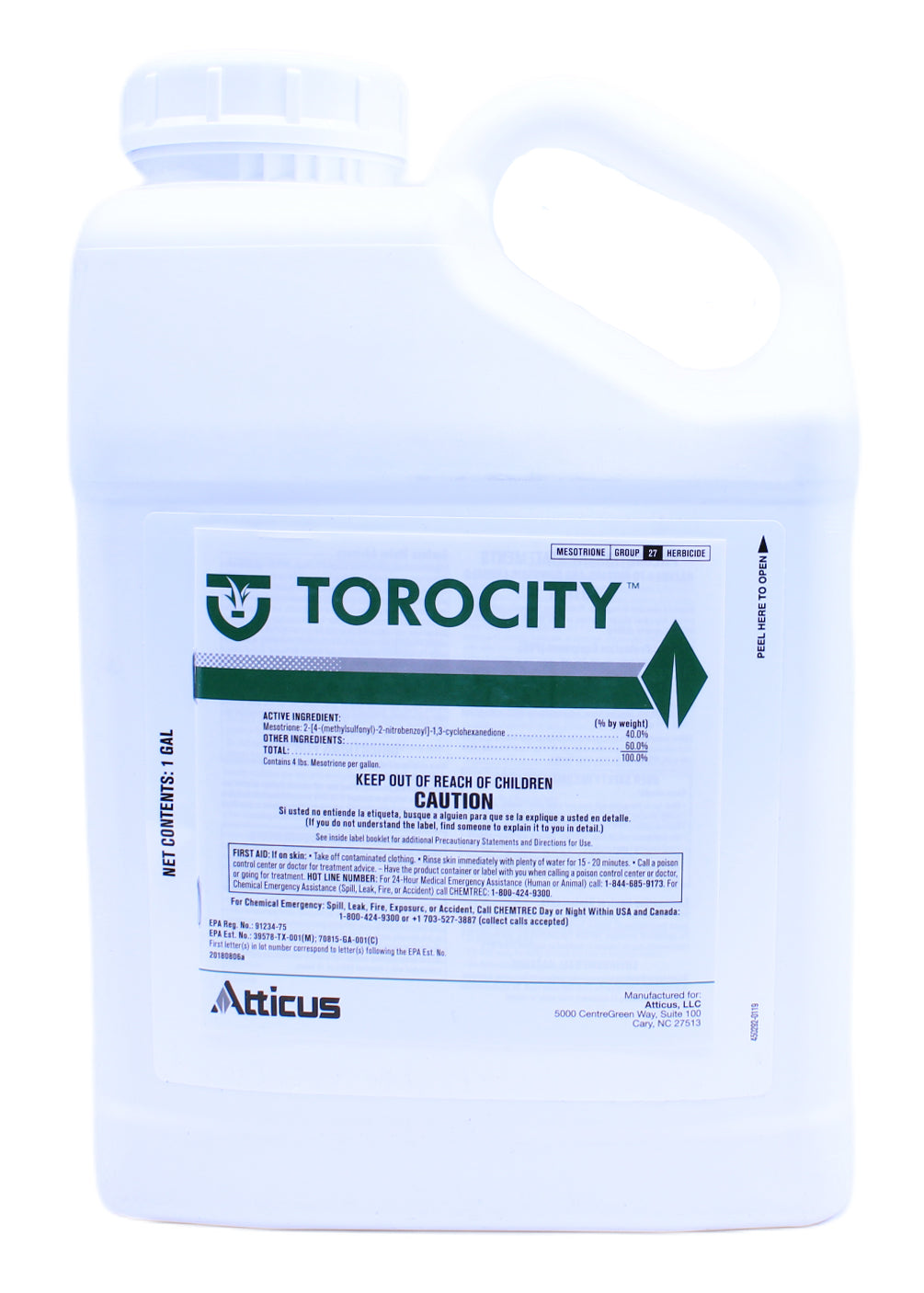 Torocity 4SC Herbicide gallon (128 oz) - simple