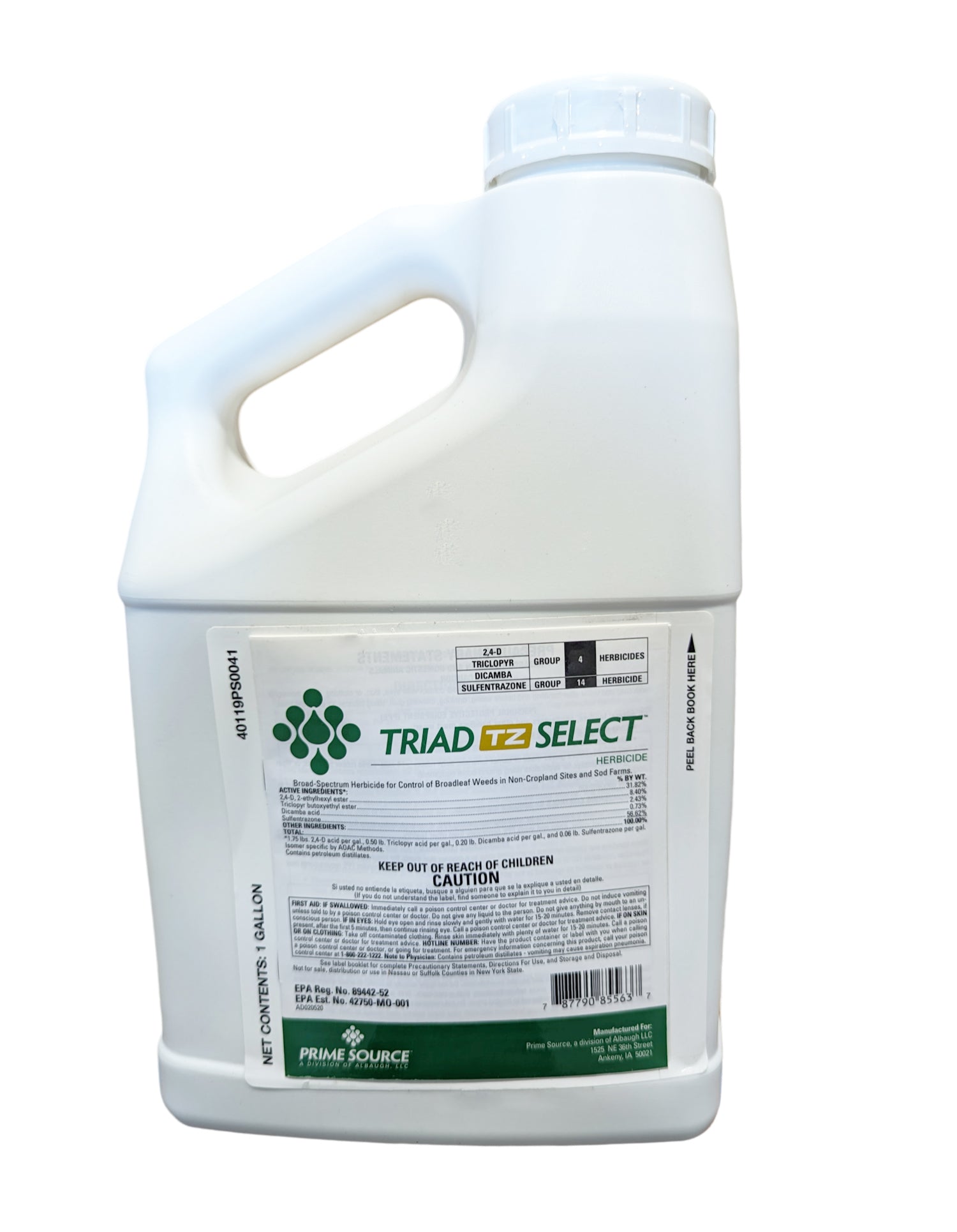 Triad TZ Select Herbicide jug (2.5 gal) - simple