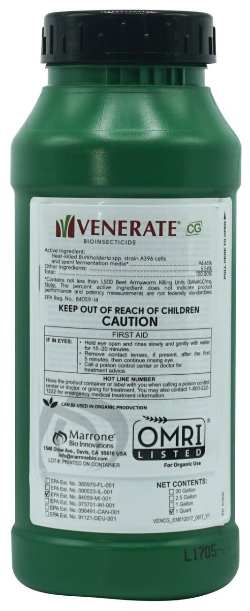 Venerate CG Bioinsecticide-Quart