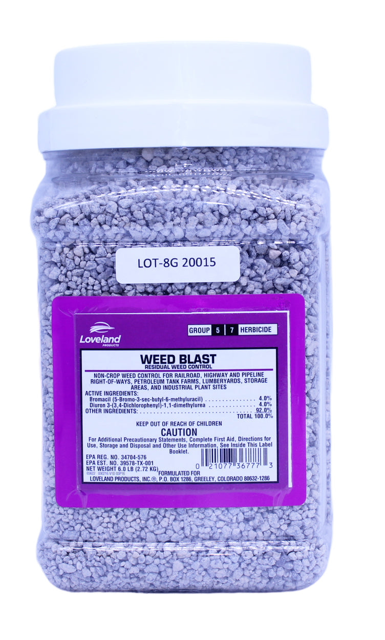 Weed Blast 8G Herbicide bottle (6 lbs) - simple